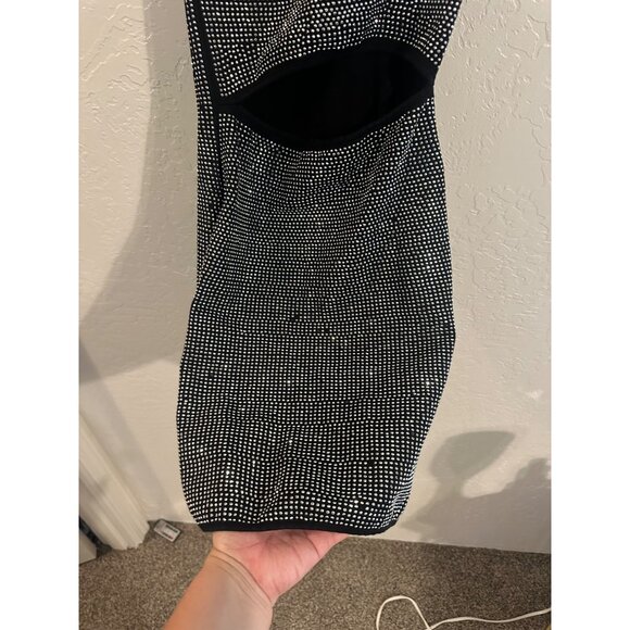 I.AM.Gia Rhinestone Aurora Mini Cutout  Dress - Picture 5 of 11